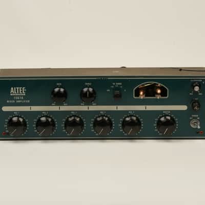 Altec 1567A Mixer Amplifier 5x1 Tube Microphone Mixer 1960s - Green image 25