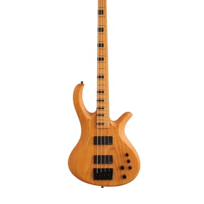 Schecter Riot 4 Session Bass Guitar Aged Natural Satin image 2