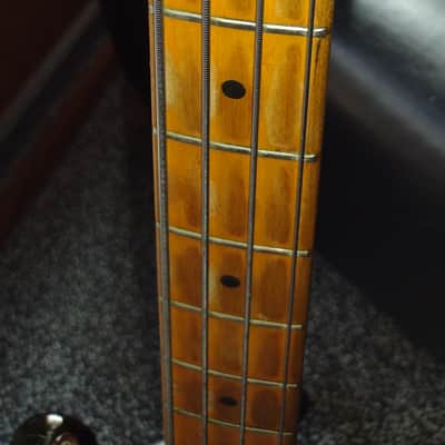Fender Telecaster Bass 1968 - Original Custom Color Black image 8
