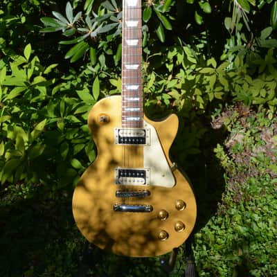 2018 Epiphone Les Paul Traditonal PRO III, 60's Goldtop w/Coil Splitting and New Cosmetic mods, New Set-Up & New Garry Brown Hardshell Case image 3