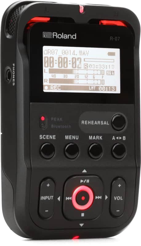 Roland R-07 2-channel Handheld Recorder image 1