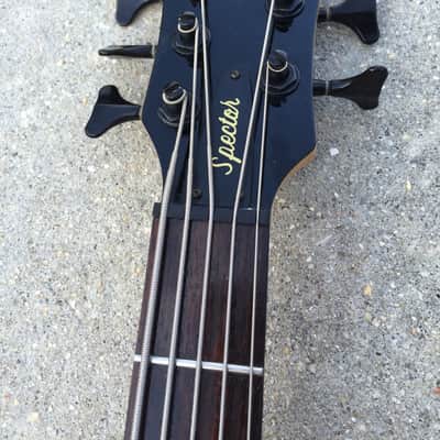 Spector Q5 Pro 5 String Bass guitar active preamp EMG quilt maple GORGEOUS quilt maple top image 8