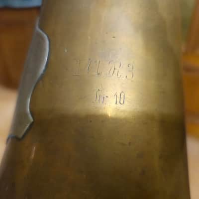 J. Altrichter Rare Antique BBb Tuba Brass Germany Frankfurt Late 19th Early 20th Century image 13