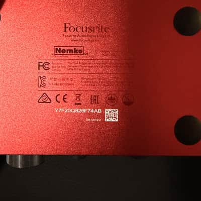 Used Focusrite Scarlett Solo 3rd Gen USB Audio Interface 2019 - Present - Red / Black image 3