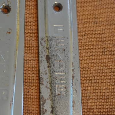 Fender 14" Tilt Back Legs Vintage Original Pat. Pend embossed on legs 1960's image 5
