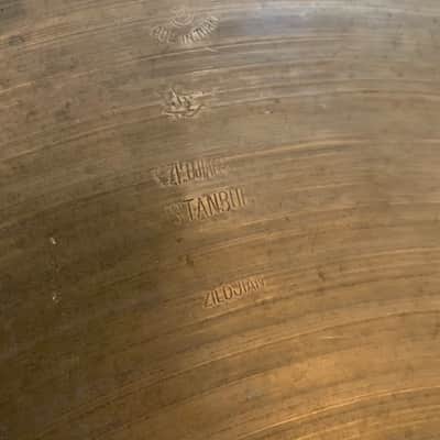 Zildjian  30s/40s K istanbul Old Stamp I 20” ride image 4