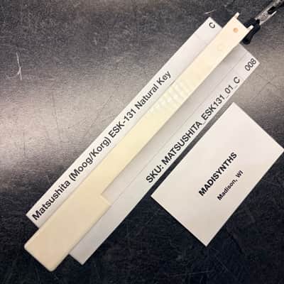 ORIGINAL Matsushita Replacement C Key (for ESK-131 Keybeds) for Moog MG-1, Prodigy, Rogue, Opus 3, Korg Minikorg 700, Minikorg 700S, MS-10, MS-20, VC-10, Poly Ensemble P, Univox K1/K2, and more