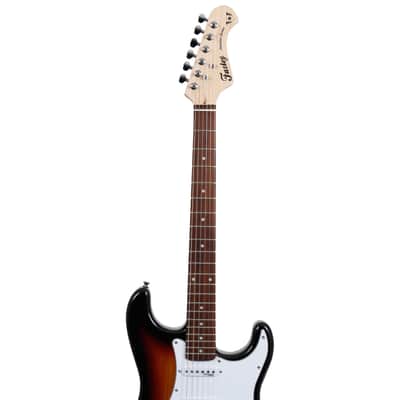 Fazley Startist Plus ST118 3-Tone Sunburst with gigbag image 5