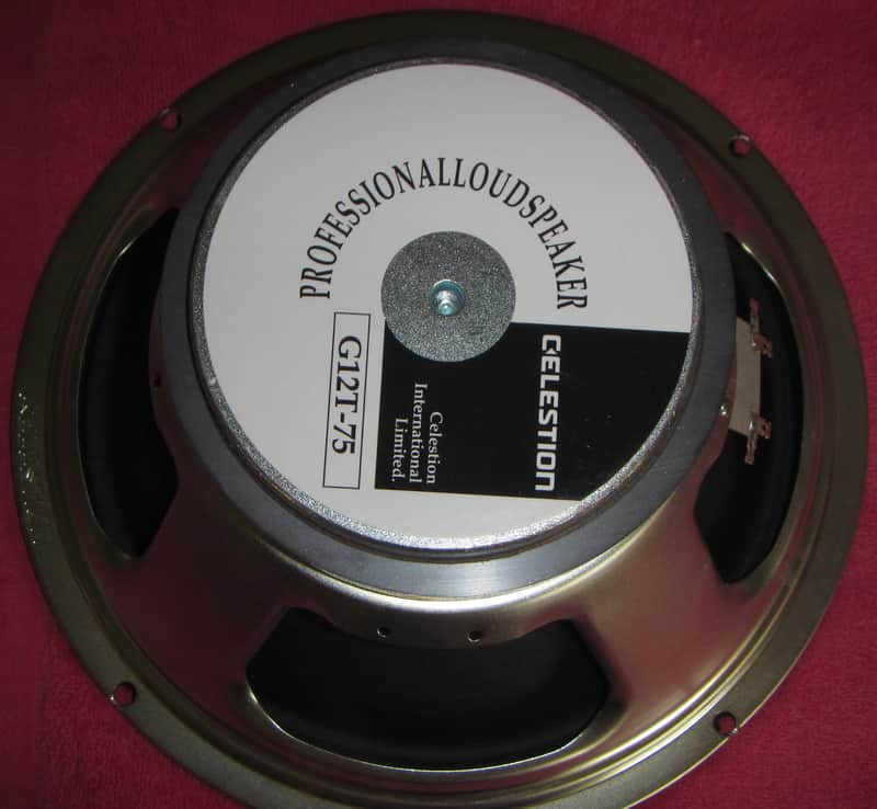Celestion G12T 75-Watt 12" 8-Ohm Replacement Speaker 2010s - Silver image 1
