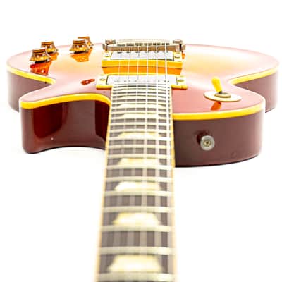 Orville by Gibson MIJ Les Paul Standard Cherry Sunburst w/ Classic Gibson Mojo, Repaired Headstock image 14