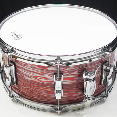 Ludwig Legacy Maple 6.5" x 14" Snare Drum w/ VIDEO! 3-Ply Vintage Pink Oyster image 3