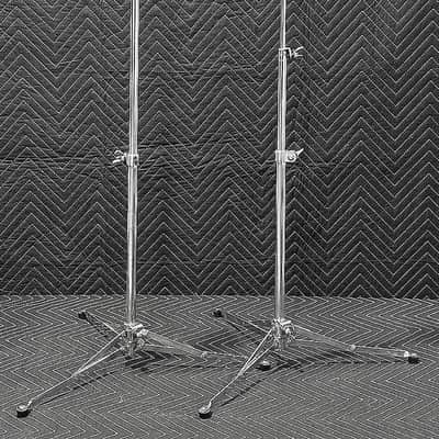 (2) Gretsch Flush (Flat) Base Cymbal Stands - 1960s / INSPECTED & TESTED image 1