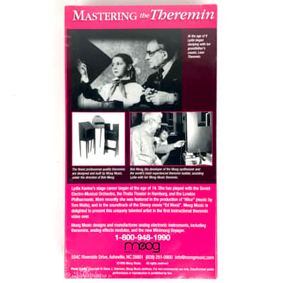 Moog VHS - Mastering The Theremin, brand new old stock! image 2