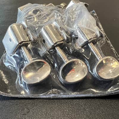 unbranded Vintage Style 6- inline guitar tuning machines nickel  sealed #3 image 3