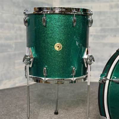 Gretsch Broadkaster 3pc Drum Set 20/12/14 Cadillac Green Sparkle - DCP Exclusive! image 4
