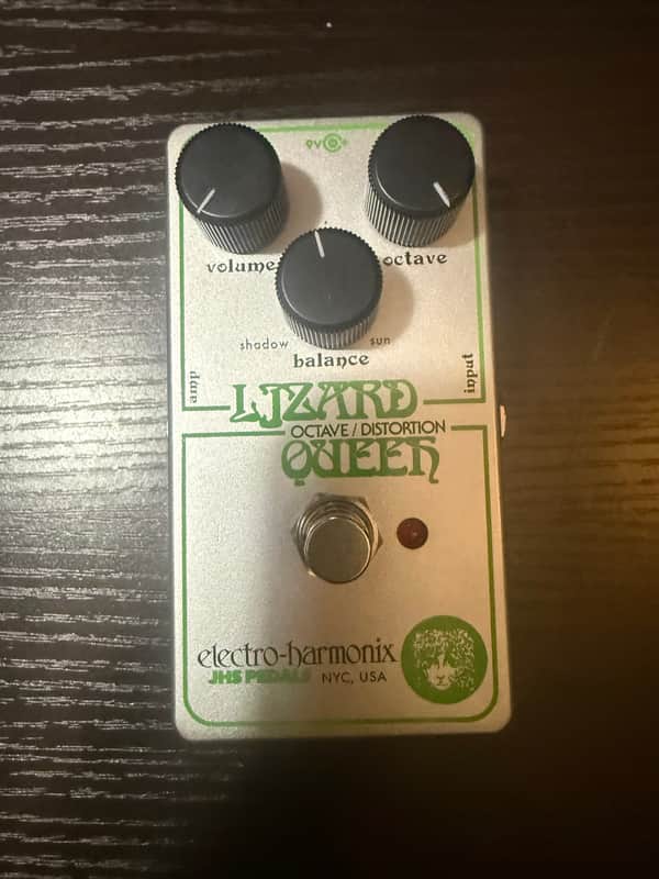 Electro-Harmonix / JHS Nano Lizard Queen Octave Fuzz 2023 - Present Silver / Green image 1