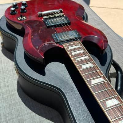 Gibson Custom SG Standard Maple Top - Dark Cherry image 4