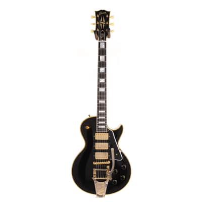 Gibson Custom 1957 Les Paul Custom Reissue 3-Pickup Bigsby VOS Ebony 2024 image 3