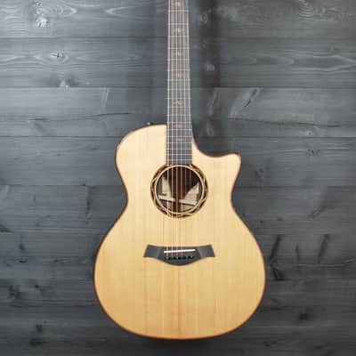 Taylor Custom GA NAMM #B5039 Royal Katalox Ebony / Torrified Spruce Guitar image 2