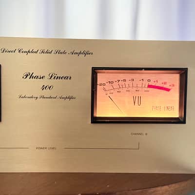 Phase Linear 400 Power Amplifier ~200WPC – Vintage Solid State Amp – Tested, Original Box 💥 image 6