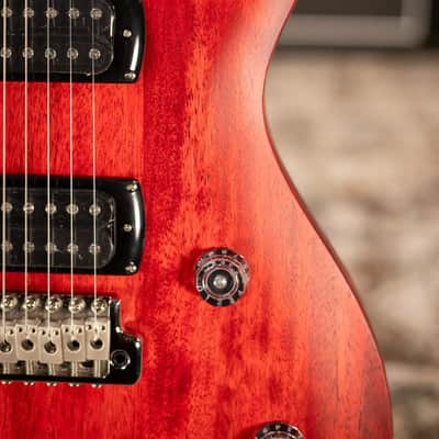 PRS SE CE 24 Solid Body Electric Guitar - Vintage Cherry with Gig Bag image 9