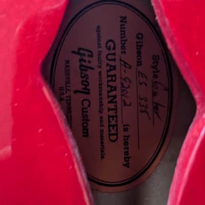Gibson Custom Historic '59 ES-335 Dot 2002 - Cherry image 5