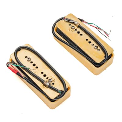 Guyker - Bridge And Neck P90 Guitar Pickups - Yellow - x1369 - USED image 2