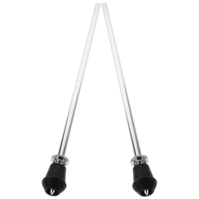 1 pr. 14.5" Length Vintage Style Bass Drum Spurs 3/8" 9.5mm 50s 60s 70s WFL, Rogers, Gretsch, MIJ Pearl, Ludwig, Slingerland, etc. image 2