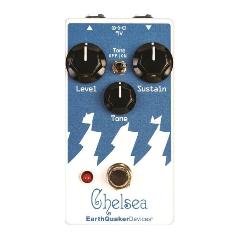 Earthquaker Chelsea Low End Fuzz Driver Pedal with 9 Volt DC Power Supply image 1