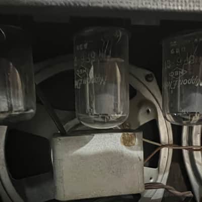 Vintage 1960’s Teisco 73 Tube Amplifier Twin 8” Speakers w Tremolo MIJ Japan Guitar Amp image 10