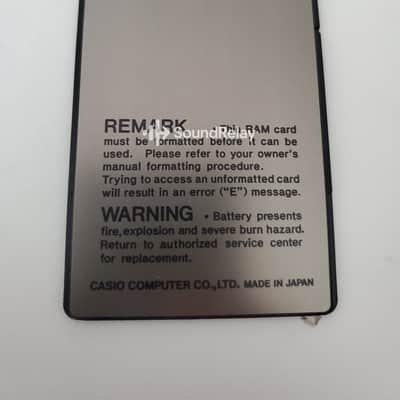 Casio RA-100 - RAM Card HT Series (HT 700 3000 6000, HZ, Hohner KS 61) - Boxed - Tested image 4