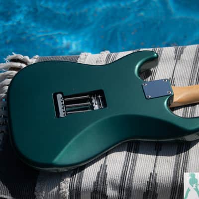 2017 Fender MIJ Hybrid '60s Stratocaster - Sherwood Green Metallic - USA Vintage PU's - Pro Set Up w Perfect Frets/Action/Intonation ST-62 MIJ image 4