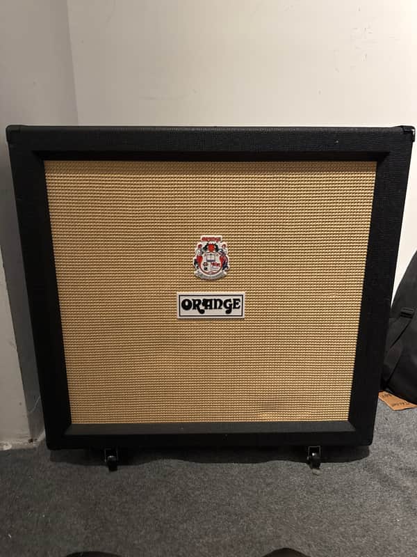 Orange PPC412 240-Watt 4x12" Guitar Cabinet 2010s - Black image 1