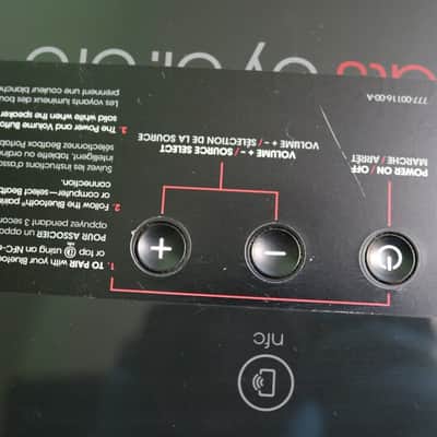 Beats by Dre Beatbox Used Black Red Portable Bluetooth Speaker System Tested image 2
