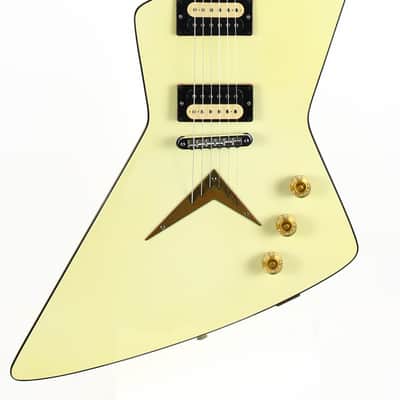 1980 Dean Z USA White w/ Black Binding Standard Bound Explorer | Rare Vintage Guitar! image 7