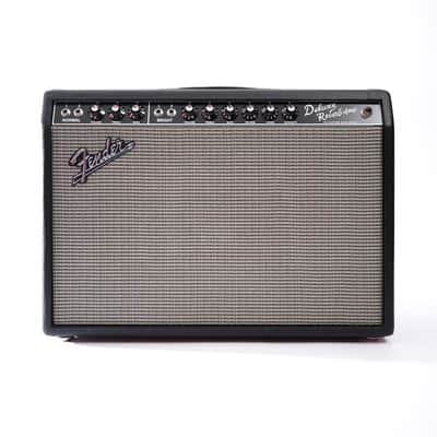 Fender '64 Custom Deluxe Reverb Hand Wired 20-Watt 1x12" Guitar Combo image 2