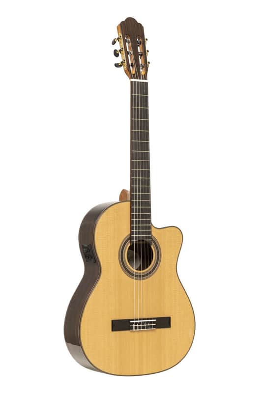 Angel Lopez Mazuelo Electric Cutaway Classical Guitar - Spruce - MAZUELO SR-CE image 1