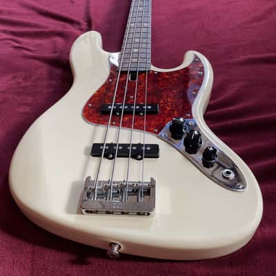 D.LAKIN 6034 USA "Wilkins Thin Skin Poly" Olympic White Jazz Bass image 1