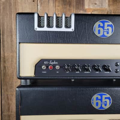65 Amps London Head and 1x12 Cab - Black and Cream image 5