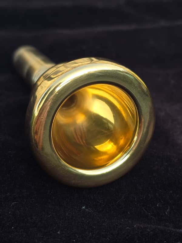 Schilke D5.3 Trombone Mouthpiece - Gold Plate image 1