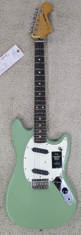 Fender Player II Mustang Electric guitar, Rosewood Fingerboard, Birch Green -MIM