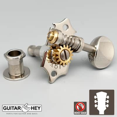 NEW GOTOH SXN510-05M Premium Acoustic Guitar Tuners Set 15:1 Ratio 3x3 - NICKEL