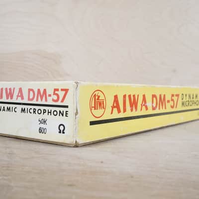 Aiwa DM-57 Dynamic Microphone 1960s w/ Box image 2