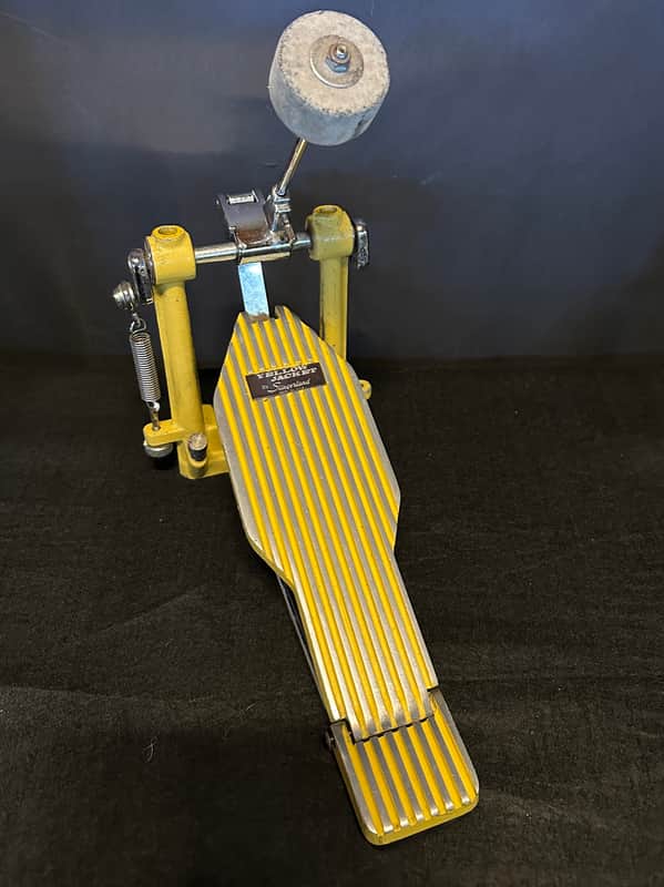 Vintage Slingerland Yellow Jacket Direct Drive Bass Drum Pedal - Yellow image 1