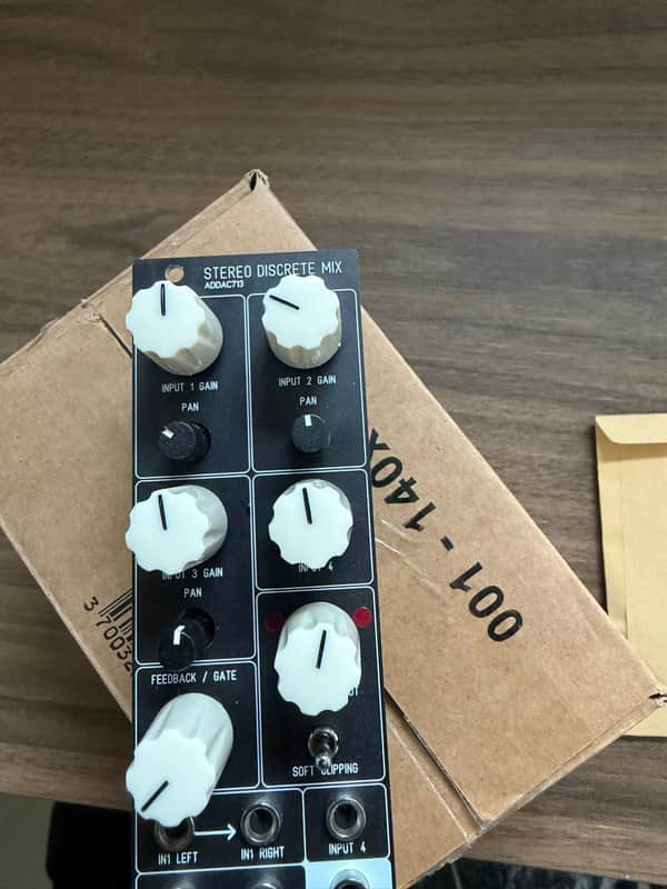 ADDAC 703 Discrete Mixer 2010s Black image 1