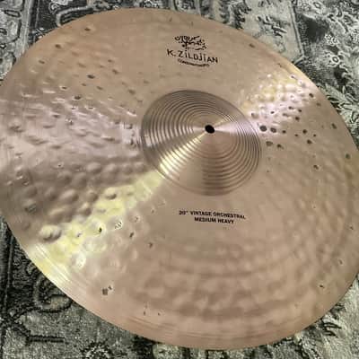 Mint Zildjian 20" K Constantinople Vintage Orchestral Medium Heavy Cymbal Pair W/Straps K1144 image 3