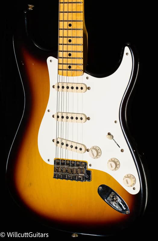 Fender Custom Shop Willcutt True '57 Stratocaster Journeyman Relic 2-Tone Sunburst 65 C (100) image 1