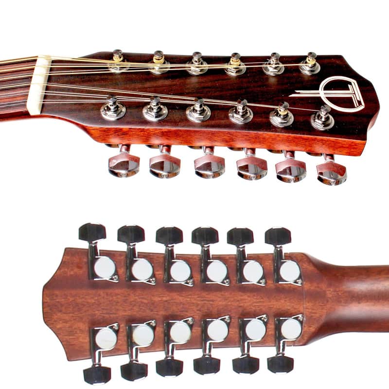 Teton STS105NT-12 Cedar/Mahogany 12-String Dreadnought Natural image 2