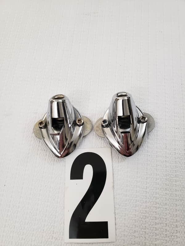 Premier Bass Drum Spur Mounts 1960s-1970s - #2…Chrome image 1