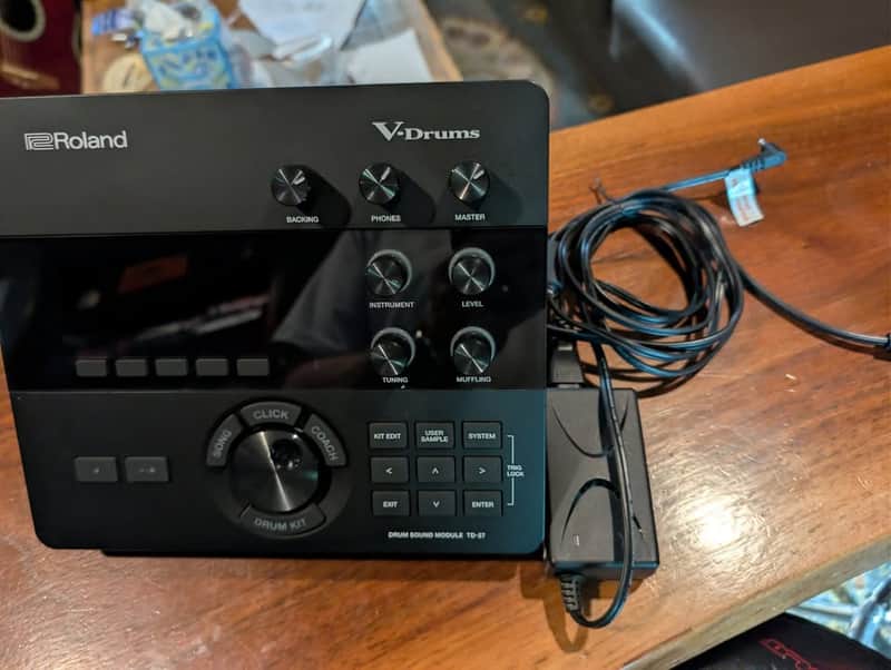 Roland TD-27 Electronic V-Drum Module 2020 - Black image 1
